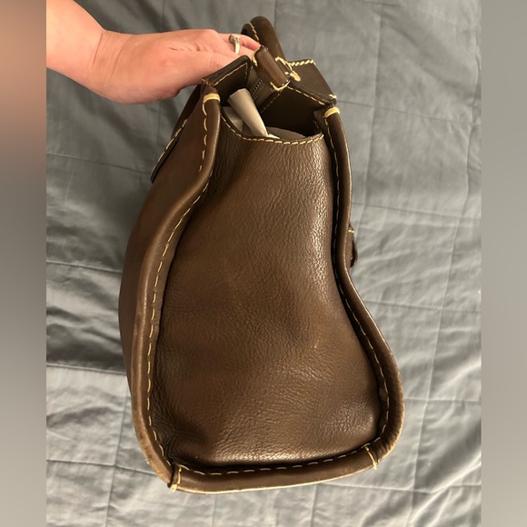 Chloe Edith Day Bag - Satchel - Dark Brown - Picture 5 of 16